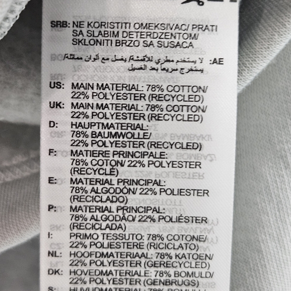 Adidas Women's Floral Graphic 3-Stripes Fleece Cropped Loose Fit Hoodie Size XS - Picture 7 of 12